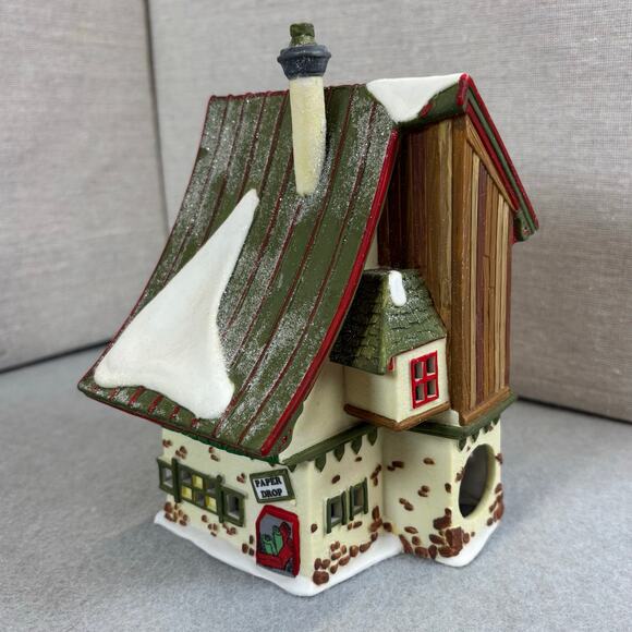 Vtg Dept 56 Heritage Village Gift Wrap and Ribbons North Pole Series W/box/light - Picture 7 of 8